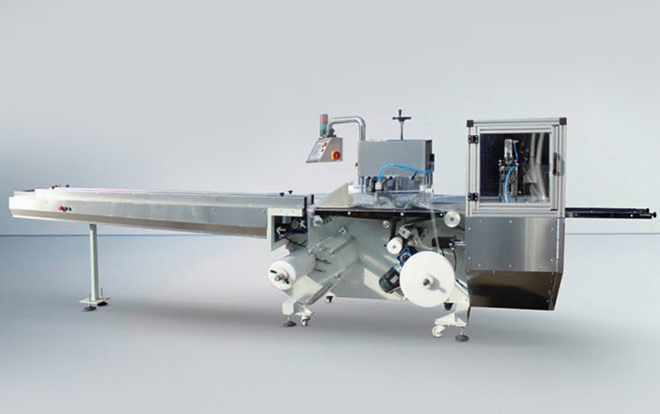 ALM-2062 REVERSE MOBILE JAW 3 SERVO NYLON SYSTEM HORIZONTAL PACKAGING AND WRAPPING MACHINE