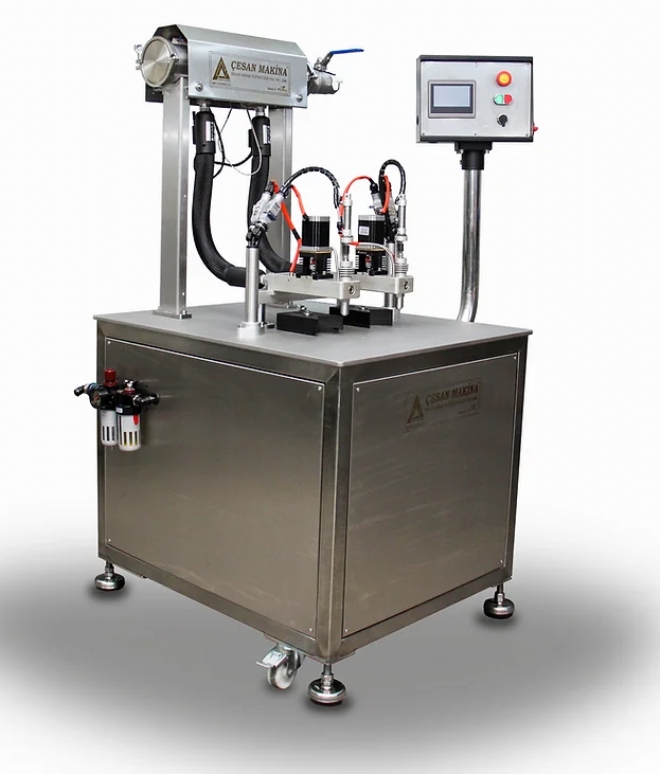 CM-022 Manual 2-Piece Hot Filling Machine