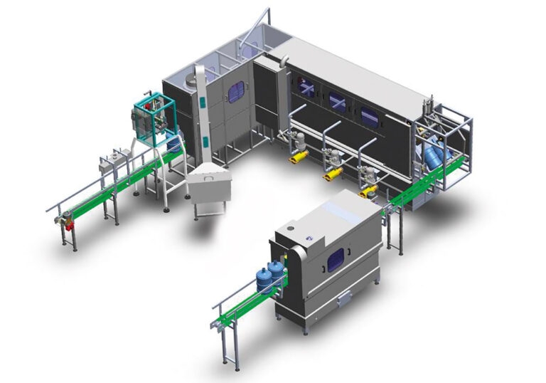 19 L PC Bottle Filling Monoblock Line